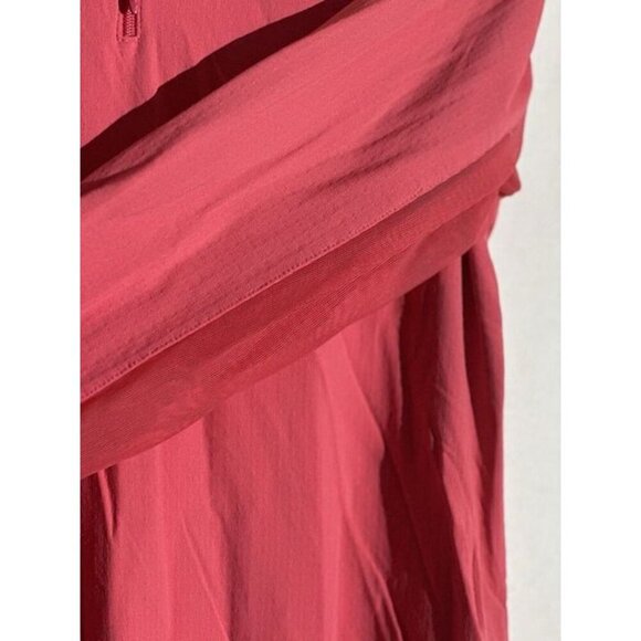 IBKUL 1/4 Zip Pullover Womens Medium UPF 50 Watermelon - Picture 3 of 8